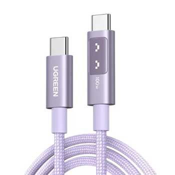 Cáp sạc nhanh 60W USB Type-C to USB Type-C dài 1M Ugreen 35465 (Màu Titanium)