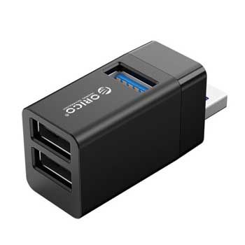 HUB USB 1–3 ORICO MINI-U32L-GY (Xám)