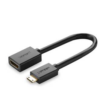 Cáp chuyển đổi Mini HDMI to HDMI Ugreen 20137 (Dài 20cm)