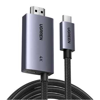 Cáp chuyển USB C to HDMI dài 2m Ugreen 55330 CM675