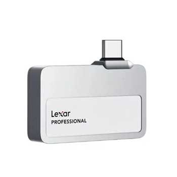 2TB SSD Lexar Professional Go SL400 - Silver LSL400X002T-RNSNG Portable