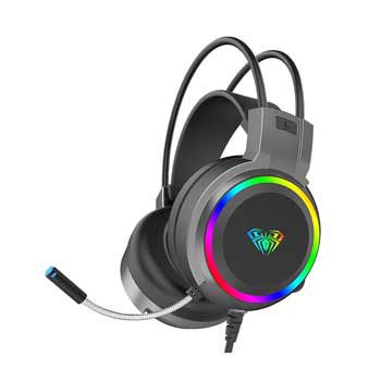 HEADPHONE có dây Gaming AULA S608 (USB+ 3.5mmx2)