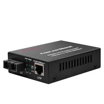 Bộ chuyển đổi quang điện PoE APTEK AP110-20-PoE (1 Gbps/ Tx1310/Rx1310 / Single-Mode/ 2 sợi)