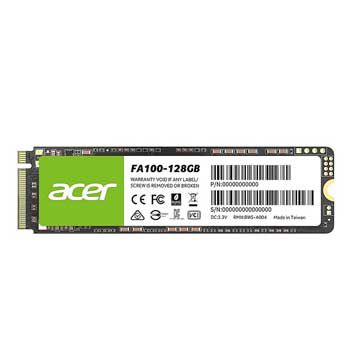 128GB Acer FA100 PCIe Gen3 x4 NVMe1.4 FA100-128GB