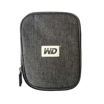 Túi đựng ổ cứng di động 2.5 inch ( Hàng khuyến mãi WD) - Túi Vải Màu xám