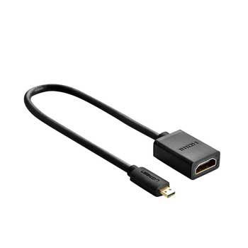 Cáp Micro HDMI to HDMI Female Ugreen 20134 (dài 20cm)