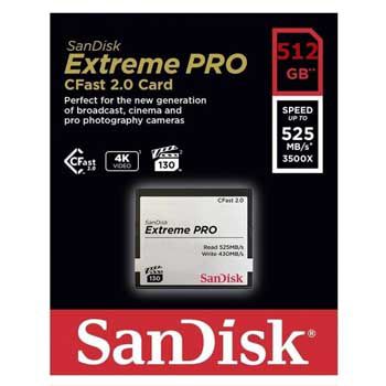 Thẻ nhớ SD SanDisk Extreme PRO CFast 2.0 SDCFSP-512G-G46D