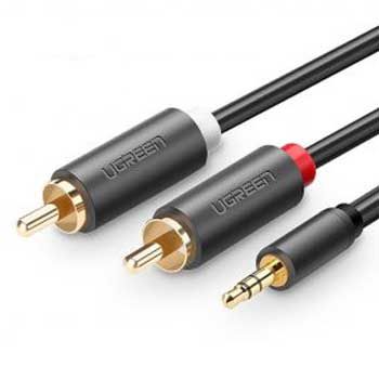 Cable LOA 1 Jack 3.5mm Male -> 2 RCA Male Ugreen 60834 ( Dài 15m )