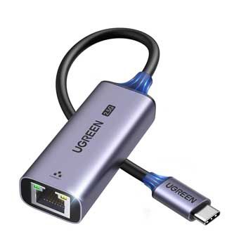 Đầu đổi USB typeC 3.1 to LAN rj45 2.5G Ugreen 25052