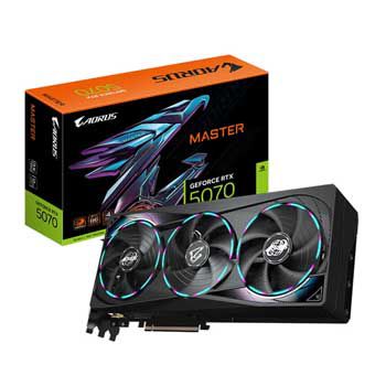 12GB GIGABYTE GeForce RTX 5070 MASTER 12G (GV-N5070AORUS M-12GD)