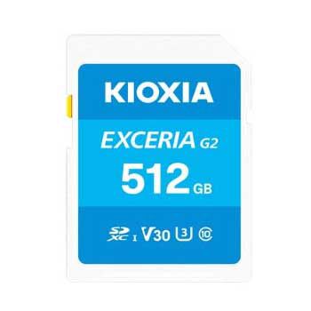 SD Kioxia Exceria G2 512GB V30 4K LNEX2L512GG4