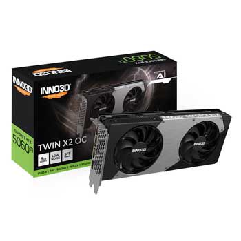 VGA 8GB INNO3D GeForce RTX 5060 Ti Twin X2 Oc 8GB GDDR7 (N506T2-08D7X-193075N)