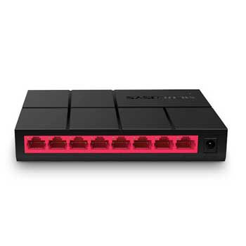 8 Port Mercusys MS108GS (8 port/ 10/100/1000 Mbps) Gigabit