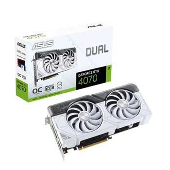 12GB ASUS DUAL-RTX4070-O12G-WHITE