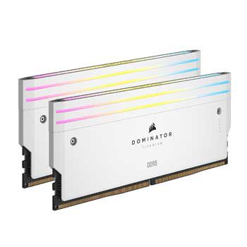 32GB DDRAM 5 7200 CORSAIR Dominator Titanium RGB Led DDR5 White -CMP32GX5M2X7200C34W(KIT)