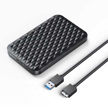 Hộp ổ cứng 2.5" SSD/HDD SATA 3 ORICO 2520U3-V1-BK (Hỗ trợ 4TB)