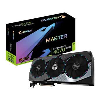 12GB GIGABYTE Aorus GeForce RTX 4070 Super Master 12G (GV-N407SAORUS M-12GD)