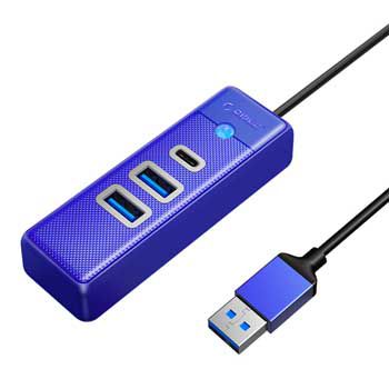 HUB USB - USB-A + USB-C ORICO PWC2U-U3-015-BL