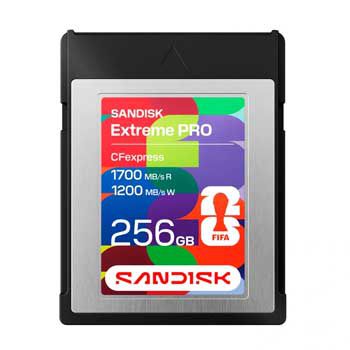 Thẻ nhớ 256GB Sandisk CFexpress™ Type B Card FIFA World Cup 2026™ Edition 256GB, 1700MB/s (SDCFE-256G-GF4NN)