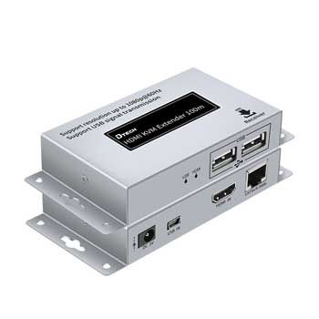 Bộ Mở Rộng HDMI + USB + IR Qua LAN 150m DTECH DT-7054A