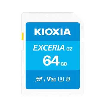 SD Kioxia Exceria G2 64GB V30 4K LNEX2L064GG4