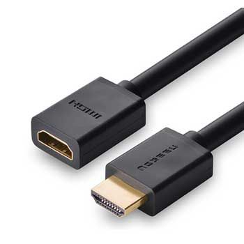 Cáp HDMI nối dài 1M Ugreen 10141 (Hỗ trợ 3D, 4K)