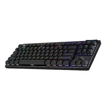 Bàn Phím Cơ Không Dây Logitech G Pro X Tkl Lightspeed Tactile Gaming/Đen (Black) (920-012137)