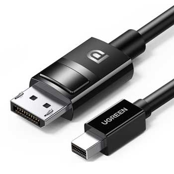 Cáp chuyển Mini Displayport To Displayport 8K@60Hz Ugreen 80663 (dài 1.5M)
