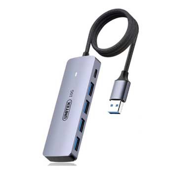 Bộ Chia USB 3.2 - 4 x USB 3.2 + PD 10 Gbps UNITEK H1120e