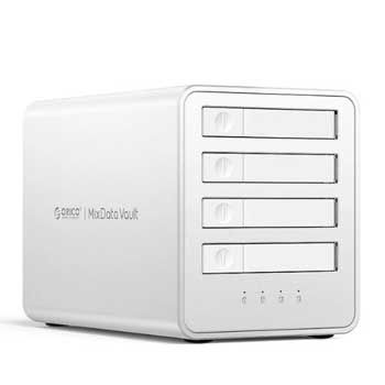 Hộp ổ cứng 2.5" 4 khe cắm SATA 3 USB-C 10Gbps - RAID ORICO 8848RC3-EU-SV-BP
