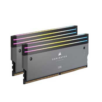 96GB DDRAM 5 6000 CORSAIR Dominator Titanium RGB Led Grey - CMP96GX5M2B6000Z30 (KIT)