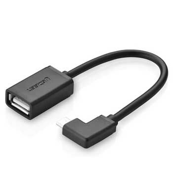 Cable OTG Micro USB to USB Ugreen 10379 (Góc 90 Độ)