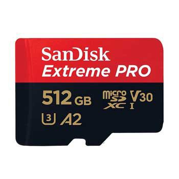 MICRO-SD SDXC 512GB SanDisk Extreme Pro V30 (SDSQXCD-512G-GN6MA)