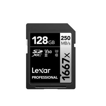 SDXC 128GB Lexar Professional 1667x LSD128CB1667