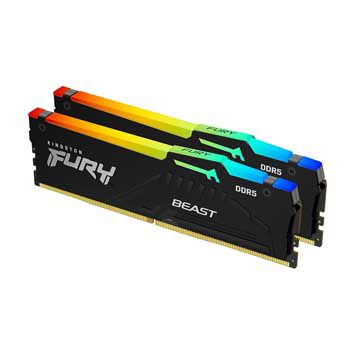 32GB DDRAM 5 6000 Kingston FURY Beast RGB EXPO KF560C36BBE2AK2-32WP (KIT)