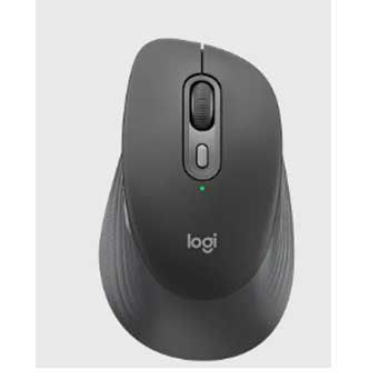 Chuột không dây LOGITECH Signature Comfort M840 L 910-007735 (Graphite - Than chì) (Bluetooth + Wireless 2.4Ghz)