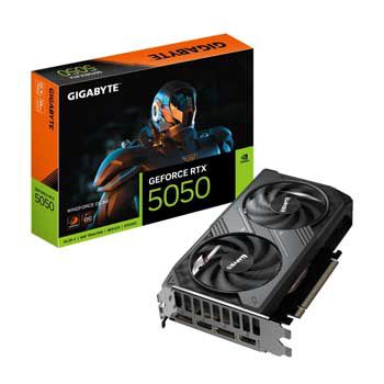 8GB GIGABYTE GeForce RTX 5050 WINDFORCE OC 8G (GV-N5050WF2OC-8GD)