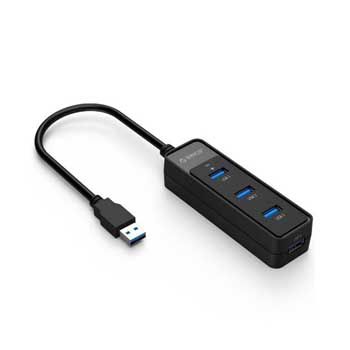 HUB USB 1–4 PORT ORICO W5PH4-U3-V1-BK