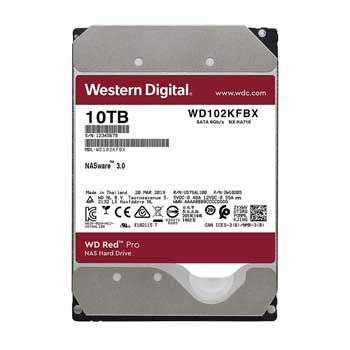 10Tb Western Digital Red Pro WD102KFBX