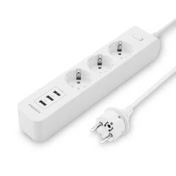 Ổ cắm điện Pisen 303(EP) (3 Ổ CẮM AC + 3 Ổ USB )