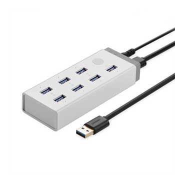 HUB USB 7 Cổng USB 3.0 Ugreen 20296 (Có Nguồn ADAPTER 12V 4A)