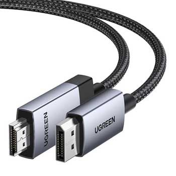 Cáp Displayport 1.2 to HDMI Ugreen 25491 (3m)