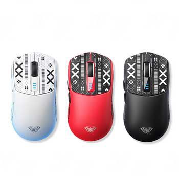 Chuột GAMING KHÔNG DÂY AULA 3 Mode SC580 (Màu trắng, màu đen, màu đỏ)