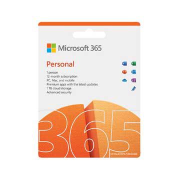 Microsoft M365 Personal English Subscr 1YR APAC EM QQ2-01896