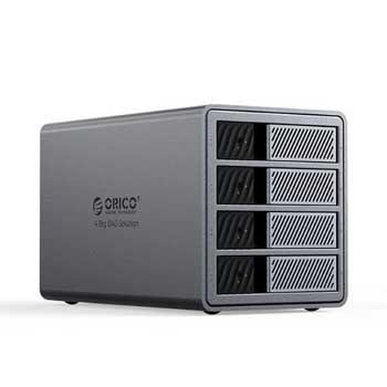Hộp ổ cứng 3.5" 4 khe cắm SATA 3 USB-B 5Gbps - ORICO 9848U3-EU-GY-BP