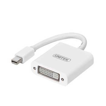 CABLE Mini DisplayPort to DVI DVI 24+5 (âm) Unitek Y6326WH