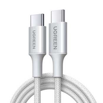 Cáp sạc nhanh 100W USB Type-C to USB Type-C dài 1M UGREEN 65255 (Màu Titanium)