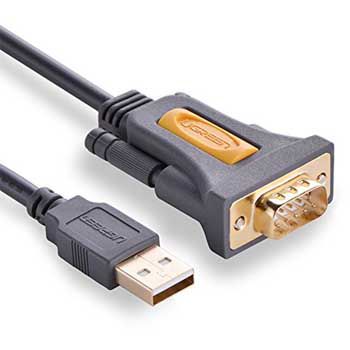 Cáp chuyển đổi USB 2.0 ra COM RS232 Ugreen 20222 (dài 2m)