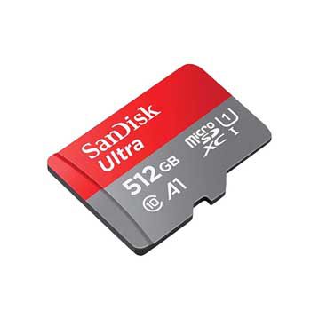 MICRO-SD SDXC 512GB SanDisk Ultra (SDSQUAC-512G-GN6MN)