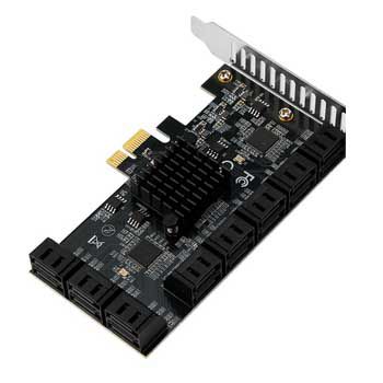 CARD PCI-e X1 - 16 cổng Sata 3.0 ORICO PAS-16U-BK - Bảo hành 1 tháng (mở rộng 16 cổng Sata 3.0 )